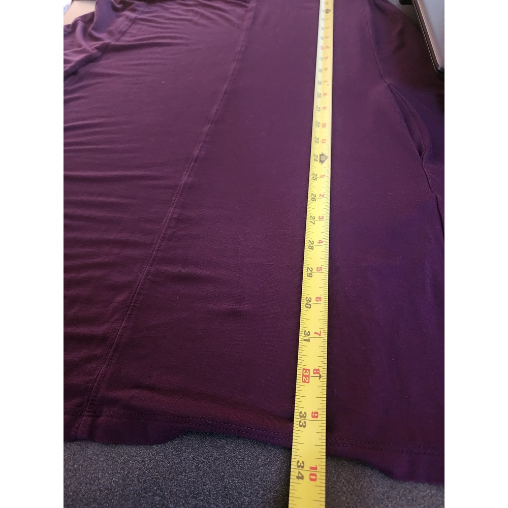 Vintage Sigrid Olsen Purple Rayon Midi Dress - 90s Whimsigoth Cottagecore Medium - Picture 7 of 8